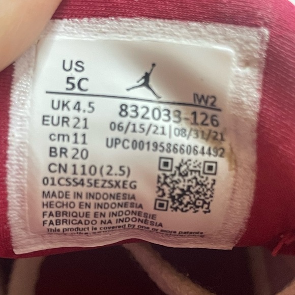 Jordan 3 Retro Cardinal Red Wht/Lt Curry-Cardinal Red 5C - Picture 9 of 9